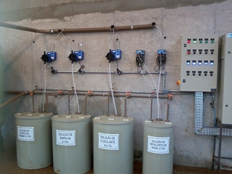 Estação de Tratamento de águas Residuais Preço Chácara Flora - Estação Tratamento água