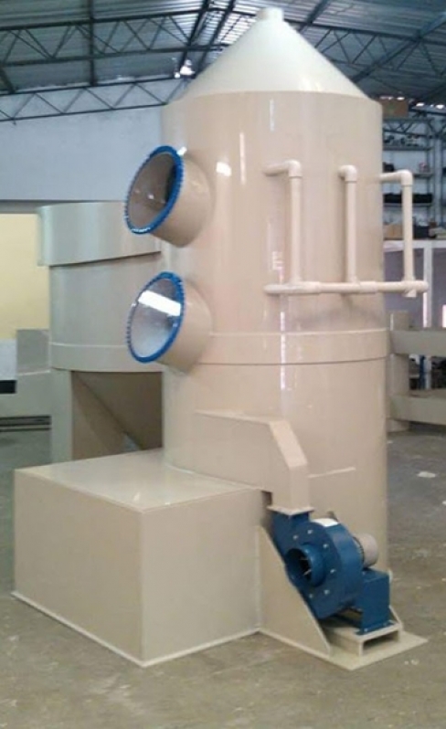 Fornecedor de Lavador de Gases ácidos São José dos Campos - Lavador de Gases Tipo Industrial