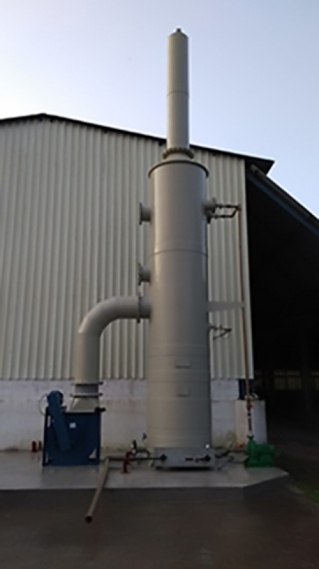 Lavadores de Gases Compacto Água Funda - Lavador de Gases Tipo Industrial
